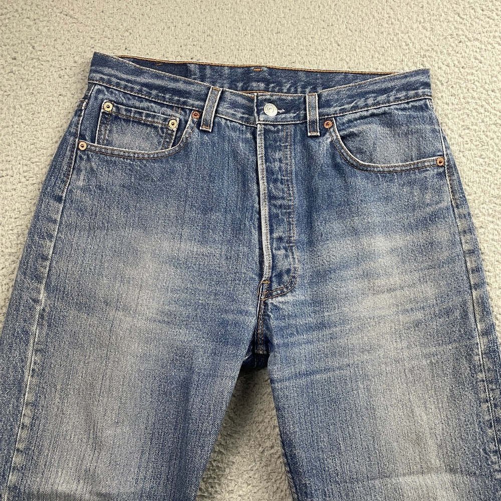 VTG Levis 501xx Jeans Men 34x36 (31x32) Made in USA Button Fly Faded Y2K 90s - Picture 3 of 16